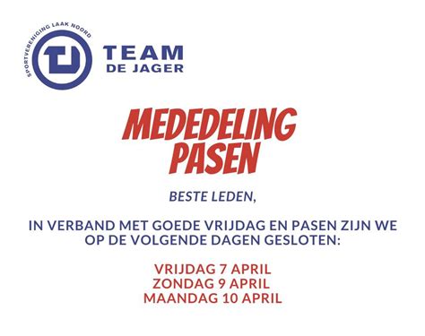 team de jager facebook